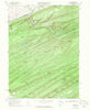 Coburn Pennsylvania Historical topographic map, 1:24000 scale, 7.5 X 7.5 Minute, Year 1968