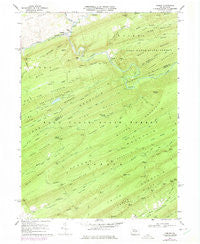 Coburn Pennsylvania Historical topographic map, 1:24000 scale, 7.5 X 7.5 Minute, Year 1968