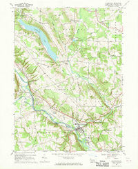 Cochranton Pennsylvania Historical topographic map, 1:24000 scale, 7.5 X 7.5 Minute, Year 1967