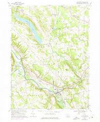 Cochranton Pennsylvania Historical topographic map, 1:24000 scale, 7.5 X 7.5 Minute, Year 1967