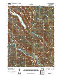 Cochranton Pennsylvania Historical topographic map, 1:24000 scale, 7.5 X 7.5 Minute, Year 2010