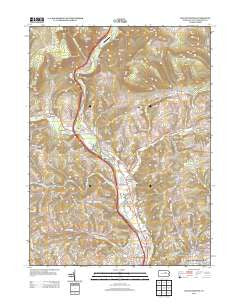 Cogan Station Pennsylvania Historical topographic map, 1:24000 scale, 7.5 X 7.5 Minute, Year 2013