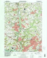 Collegeville Pennsylvania Historical topographic map, 1:24000 scale, 7.5 X 7.5 Minute, Year 1992