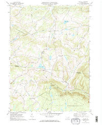 Colley Pennsylvania Historical topographic map, 1:24000 scale, 7.5 X 7.5 Minute, Year 1969