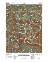 Colley Pennsylvania Historical topographic map, 1:24000 scale, 7.5 X 7.5 Minute, Year 2010