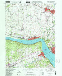 Columbia West Pennsylvania Historical topographic map, 1:24000 scale, 7.5 X 7.5 Minute, Year 1997