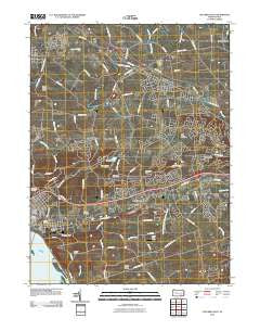 Columbia East Pennsylvania Historical topographic map, 1:24000 scale, 7.5 X 7.5 Minute, Year 2010