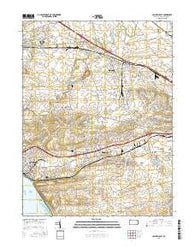 Columbia East Pennsylvania Current topographic map, 1:24000 scale, 7.5 X 7.5 Minute, Year 2016