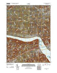 Columbia West Pennsylvania Historical topographic map, 1:24000 scale, 7.5 X 7.5 Minute, Year 2010