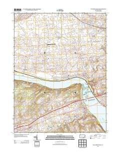 Columbia West Pennsylvania Historical topographic map, 1:24000 scale, 7.5 X 7.5 Minute, Year 2013