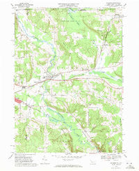 Columbus Pennsylvania Historical topographic map, 1:24000 scale, 7.5 X 7.5 Minute, Year 1968