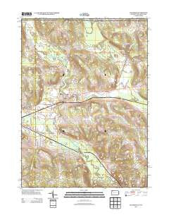 Columbus Pennsylvania Historical topographic map, 1:24000 scale, 7.5 X 7.5 Minute, Year 2013
