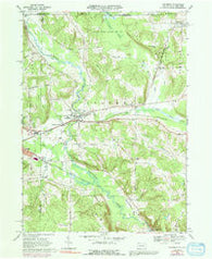 Columbus Pennsylvania Historical topographic map, 1:24000 scale, 7.5 X 7.5 Minute, Year 1968