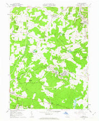 Colver Pennsylvania Historical topographic map, 1:24000 scale, 7.5 X 7.5 Minute, Year 1961