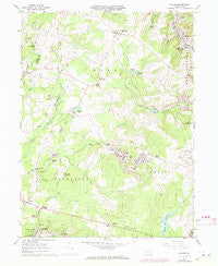 Colver Pennsylvania Historical topographic map, 1:24000 scale, 7.5 X 7.5 Minute, Year 1961