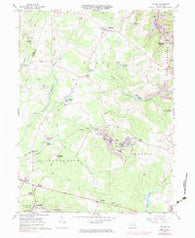 Colver Pennsylvania Historical topographic map, 1:24000 scale, 7.5 X 7.5 Minute, Year 1961