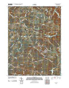 Colver Pennsylvania Historical topographic map, 1:24000 scale, 7.5 X 7.5 Minute, Year 2010