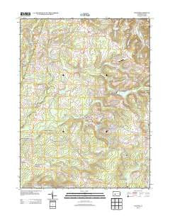 Colver Pennsylvania Historical topographic map, 1:24000 scale, 7.5 X 7.5 Minute, Year 2013