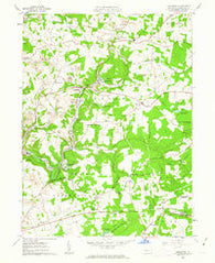 Commodore Pennsylvania Historical topographic map, 1:24000 scale, 7.5 X 7.5 Minute, Year 1961