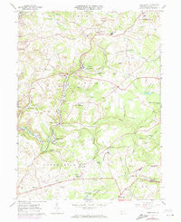 Commodore Pennsylvania Historical topographic map, 1:24000 scale, 7.5 X 7.5 Minute, Year 1961