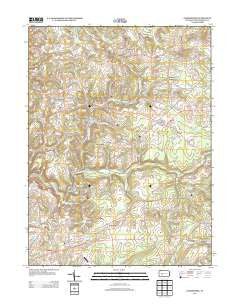 Commodore Pennsylvania Historical topographic map, 1:24000 scale, 7.5 X 7.5 Minute, Year 2013