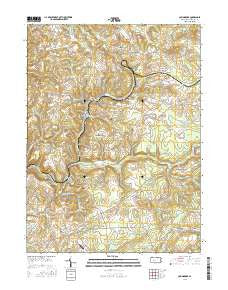 Commodore Pennsylvania Current topographic map, 1:24000 scale, 7.5 X 7.5 Minute, Year 2016
