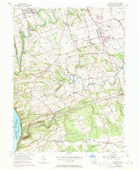 Conestoga Pennsylvania Historical topographic map, 1:24000 scale, 7.5 X 7.5 Minute, Year 1955