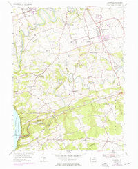 Conestoga Pennsylvania Historical topographic map, 1:24000 scale, 7.5 X 7.5 Minute, Year 1955