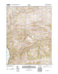 Conestoga Pennsylvania Historical topographic map, 1:24000 scale, 7.5 X 7.5 Minute, Year 2013