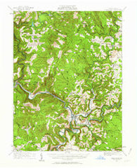 Confluence Pennsylvania Historical topographic map, 1:62500 scale, 15 X 15 Minute, Year 1931