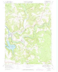 Confluence Pennsylvania Historical topographic map, 1:24000 scale, 7.5 X 7.5 Minute, Year 1967