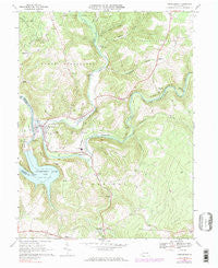 Confluence Pennsylvania Historical topographic map, 1:24000 scale, 7.5 X 7.5 Minute, Year 1967