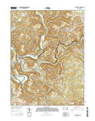 Confluence Pennsylvania Current topographic map, 1:24000 scale, 7.5 X 7.5 Minute, Year 2016