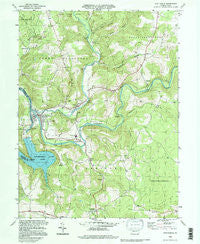 Confluence Pennsylvania Historical topographic map, 1:24000 scale, 7.5 X 7.5 Minute, Year 1994