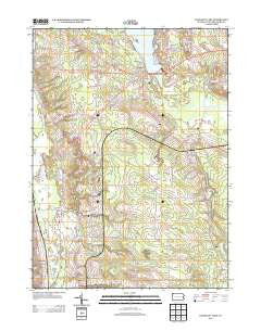 Conneaut Lake Pennsylvania Historical topographic map, 1:24000 scale, 7.5 X 7.5 Minute, Year 2013
