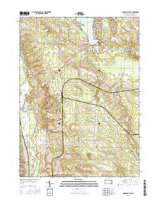Conneaut Lake Pennsylvania Current topographic map, 1:24000 scale, 7.5 X 7.5 Minute, Year 2016