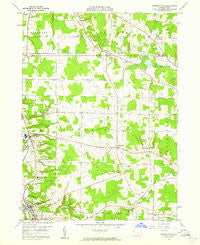Conneautville Pennsylvania Historical topographic map, 1:24000 scale, 7.5 X 7.5 Minute, Year 1959