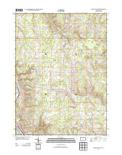 Conneautville Pennsylvania Historical topographic map, 1:24000 scale, 7.5 X 7.5 Minute, Year 2013
