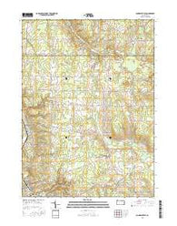 Conneautville Pennsylvania Current topographic map, 1:24000 scale, 7.5 X 7.5 Minute, Year 2016