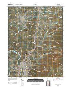 Connellsville Pennsylvania Historical topographic map, 1:24000 scale, 7.5 X 7.5 Minute, Year 2010