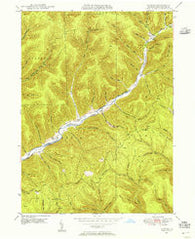 Conrad Pennsylvania Historical topographic map, 1:24000 scale, 7.5 X 7.5 Minute, Year 1947