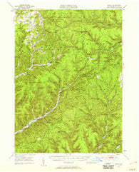 Conrad Pennsylvania Historical topographic map, 1:62500 scale, 15 X 15 Minute, Year 1947