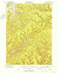 Conrad Pennsylvania Historical topographic map, 1:62500 scale, 15 X 15 Minute, Year 1947