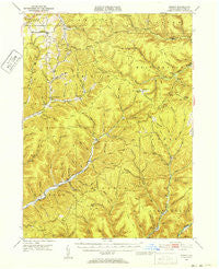 Conrad Pennsylvania Historical topographic map, 1:62500 scale, 15 X 15 Minute, Year 1947