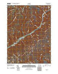 Conrad Pennsylvania Historical topographic map, 1:24000 scale, 7.5 X 7.5 Minute, Year 2010
