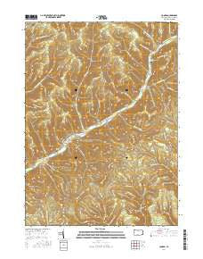 Conrad Pennsylvania Current topographic map, 1:24000 scale, 7.5 X 7.5 Minute, Year 2016