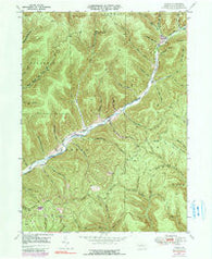 Conrad Pennsylvania Historical topographic map, 1:24000 scale, 7.5 X 7.5 Minute, Year 1947