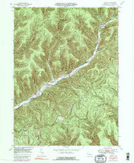 Conrad Pennsylvania Historical topographic map, 1:24000 scale, 7.5 X 7.5 Minute, Year 1947