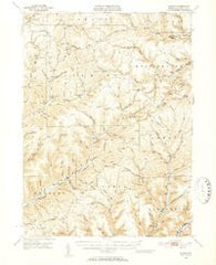 Conrad Pennsylvania Historical topographic map, 1:62500 scale, 15 X 15 Minute, Year 1947