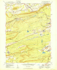 Conyngham Pennsylvania Historical topographic map, 1:24000 scale, 7.5 X 7.5 Minute, Year 1949